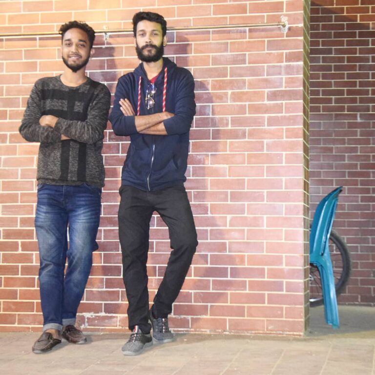 Muntasir Rahman Mahdi, with one of his students