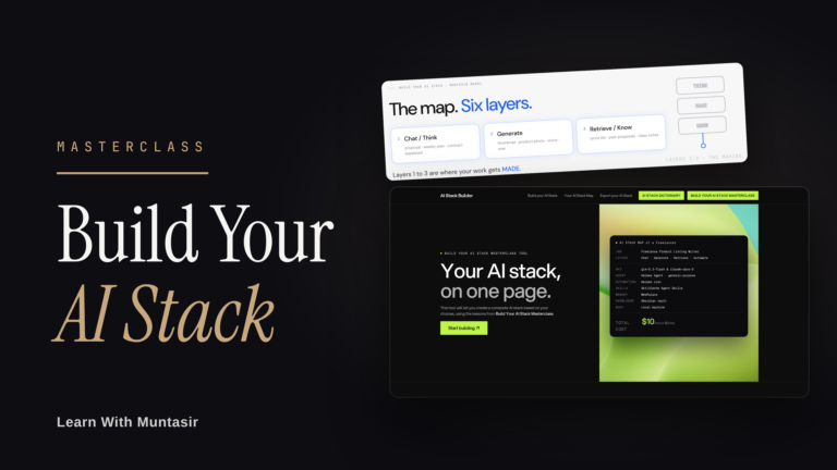 Build your AI Stack Masterclass